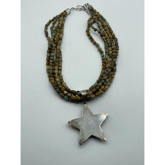 JAY KING 925 Sterling Turquoise Necklace w/ Jasper - Picture 8 of 12